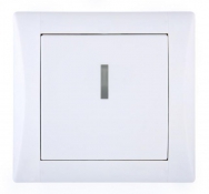 Set ELEGANT - insert switch, arrangement 1/0S with backlighting (classic)