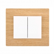 Set DECENTE wood - insert switch, arrangement 5
