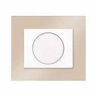 Set DECENTE glass - dimmer insert switch PUSH-PULL rotary with arr. function 6