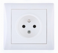 Set ELEGANT - socket 2P + PE, single (classic)