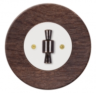Set RETRO wood/dark oak - insert switch for a louver controller