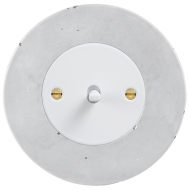 Single-pole toggle switch, set RETRO concrete