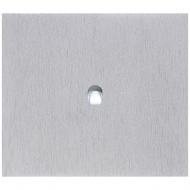 AC change-over toggle switch, set VECTIS aluminium/ brushed aluminium